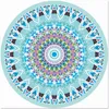 150*150cm Bohemia Style Chiffon Round Beach Towels Printed Serviette Covers Summer Yoga Beach mat 13 colors C6132