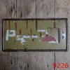 15 x 30 cm antike Retro-Metallblechschilder Nummernschilder Wanddekoration Plakette Vintage Eisen Malerei Kunst Pub Bar Handwerk Geschenk2837833