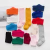 Girls Boys Child Lovely Knee High Socks Spring Autumn Popular Cotton Solid Color Casual Comfortable Winter Kids Long Sock8405117