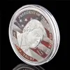 5pcs Président américain Donald Trump Liberty Craft en Dieu Nous avons confiance en argent plaqué 1Oz Pièce commémorative de nouveauté