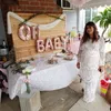 Dresses white maternity dress photo Shoot Portrait Longuette Pregnant Woman Lace pregnancy clothes party Dress robe de soiree sukienki