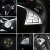 Accessories Sticker For Mercedes Benz GLC A B C E Class GLA CLA CLS GLE GLS GLK GL ML Car Steering wheel Button decoration Cover273W