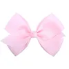 4.5''CUTE Sécurité Bowknot Solid Bowknot Bow Cheveux Cravate Sweet Cravate Capuche Capuche Cheveux Coupes d'enfants Accessoire de cheveux 047