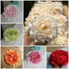 DIY Home Decorations Artificial Flowers Silk Peony Flower Heads Wedding Party Decoration Supplies Simulation Fake Flower Heads T10I0015