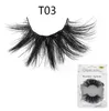 5D Valse Wimpers Zachte Nertsen Haar 25mm Volledige Strip Werppen Wispy Fluffy Lange wimpers Eye Makeup Gereedschap Handgemaakte Extension Washes