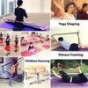 Yoga-Stretchgurt, lateinamerikanischer Tanz, elastischer Stretchgürtel, Übungszuggurt, Yoga-Fitness-Widerstandsband für Erwachsene, Kinder, Unisex, Ballett, Pilates