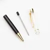 DIY Empty Stick Pens 2-in-1 Slim Crystal Diamond Ballpoint Pens Glitter Stylus Touch Pen