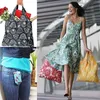 Reusable Foldable Grocery Bags Storage Bag Eco Friendly Large Foldable Grocery Tote Bag Heavy Duty Washable Shopping Bags XD20231