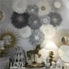 Placas de penas decoração de parede decorações criativas sala de estar luminosa luz luxur pendurado penas prato
