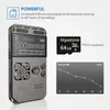 Profissional Digital HD Voice Recorder Um botão Gravar Noise Reducation gravador USB recarregável 8GB 16GB 32GB Grande Capacidade Recorder