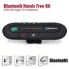 Car Kit Hands-Free Bluetooth Receiver Clip-on Sun Visor Bluetoot Speakerphone Musikmottagare Trådlös handsfree