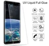 UV Tempered Glass Light Nano Liquid Screen Protector For Note20 S20 S10+ N10 S8 S9 plus Full Glue Case Friendly