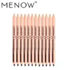 12 stks Menow 2in1 Dual Gebruik Eyeliner / Wenkbrauw Potlood + Concealer Pencill Langdurige Eye Make-up Potloden