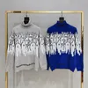 Fashion-Turtle Neck Gray Blue Sweater High Collar Hip Hop Skateboard Sweaters Men Women Casual Coat Outwear Underwear Fashion HFHLMY002