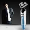 tutto in uno rasatura elettrica lavabile kit per la cura dell'uomo basette tagliacapelli barba trimmer rasoio rasoio taglierina folata 3D rasatura