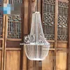 Nouveau style (sans lumière incluse), magnifiques piliers romains suspendus en cristal, décoration de scène de mariage, mandap senyu0490