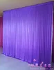 3M high6M wide black backdrop or colorful draps Background Satin Drape wall valance customized5334471