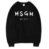 MSGM – sweat-shirt de styliste imprimé pour hommes et femmes, Streetwear décontracté, sweat à capuche avec lettres imprimées, hauts de rue