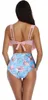 2019 Women's Sexy Retro Designer Split Swimsuit Vrouwelijk Bikini zwempak Design Fashion Beach Bathing Suit Post250U