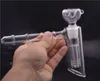 Mini Glass Hammer Bongs 6 Arm Percolator Portable Reting Water Pipes Bubbler Glass Oil Burner Bongs med 18 mm oljebrännare rör och skål