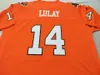 Custom Men Youth Dames Vintage BC Lions # 14 Travis LuLay # 33 Andrew Harris Football Jersey Size S-4XL of Custom Any Name of Number Jersey
