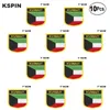 Comoros Flag ricamo patch di ferro su Sega sul trasferimento patch Le domande di cucito per i vestiti in homegarden 10pz un lotto