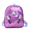 Designer-Variable Color Paillettes Unicorno Zaino Fashion Glitter School Book Bag Ragazze Cute Hologram Laser Travel Bolsa Feminina