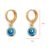 Fashion-Turkish Evil Eye Drop Kolczyki Kolczyki Charms Wiszące Dynda Kolczyki Dla Kobiet Panie Miedziane Biżuteria Prezent Ey6456