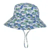 16 couleurs seau pêcheur chapeau loisirs mignon enfants enfants chapeau de soleil pour voyage en plein air soleil ombrage casquette plage soleil chapeaux M1617