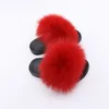 Slippers kids beach Cute Raccoon Wear fur Slides Fluffy Slippers Toddler Baby Girls Fur Slides Shoes Summer Flip Flops