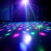 4 In 1 LED Laser Stage Lighting DMX 512 LED Beam Light DJ Disco Party Lights RG Laser Gobos Mixed Strobe Par Light for Holiday Xmas Party