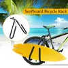 Support de support de surf pour vélo sur tiges de selle Accessoires de 25 à 32 mm Convient aux planches de surf jusqu'à 8 "Supports de planche de surf Wakeboard