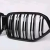 Auto Parts Front Grilles For X1 F48 F49 Replacement ABS Glossy Black Style Car Mesh Grille