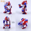 Modern robot design glass water bong 14mm glass bowl mini bongs detachable silicone protectcase glass bubbler smoking pipes Siliclab packing