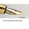 Jinhao 500 Siyah Dolma Kalem NIBS 2 çeşit 0.5mm Mürekkep Kalemler Yüksek Kalite Ofis Malzemeleri İş Hediye