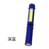 Outdoor LED Lighting Lanterna Working Maintenance Lamp Pen Shape Portable Flashlight Multifunctional Cob Light Magnet Power Saving3568098