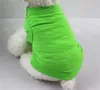 Pet T Shirt Yaz Katı Köpek Giysileri Moda Gömlekler Yelek Pamuklu Giysiler Köpek Yavrusu Küçük Köpek Giysileri Ucuz Pet Giyim dc423