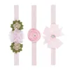 Handmade Newborn Baby Girls Flower Headband Infant Toddler Knot Hair Band Sets Hair accessories for Baby Girl