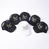 Noiva tribo snapback camionista chapéu ouro letras seta casamento beisebol cap1