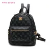 Pink sugao designer backpack women bear printed pu leather luxury bag high quality backpack purses school back pack bags for women304w