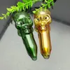 Super Skull Ghost Head Pipe En Verre Bongs En Verre Tuyaux De Brûleur Plates-formes D'eau Fumer