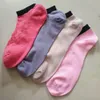 Pink Black Boys Girls039 Adult Short Socks Men Women Cheerleaders Basketball Sports Ankle Socks Size Multicolors9250574