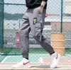 Adam Jogger Pantolon Kamuflaj Yan Cepler Gevşek Stil Sweatpants Moda Yüksek Sokak Rahat Artı Boyutu 8XL