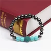 New Hematite 8MM Natural Black Lava Stone bead Bracelet DIY Aromatherapy Essential Oil Diffuser Bracelet For Women