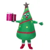 2019 Vendita di fabbrica di sconto costumi natalizi Costume gonfiabile dell'albero di Natale nuovo design costumi della mascotte dell'albero di Natale