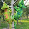 boy and girl birthday Lizards doll pillow creative personality simulation spoof smile chameleon plush toy gift for children