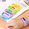 Anti-moustique anneau étanche bonbons gelée couleur anti-moustique bande bracelets enfants silicone main bracelet EEA1575 300PCS7885291