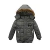 Baby boy thicken coat Boys' Cotton-padded Clothes Winter warm Fashion children outwear clothing kids camouflage clothes drop ship