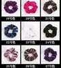 36 colores de terciopelo Scrunchie mujeres niñas bandas de goma elásticas para el cabello accesorios goma lazo anillo para el cabello cuerda soporte de cola de caballo