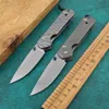 Chris Reeve Small Sebenza D2折りたたみブレードナイフチタンハンドル戦術キャンプ狩猟屋外ポケットサバイバルナイフユーティリティEDCツール